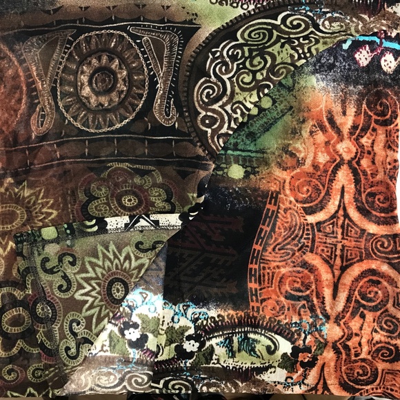 Hoang Nguyen Sz L Top Semi Cowl Multicolor Mesh - Picture 9 of 10